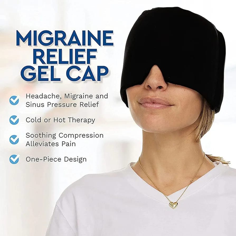 Migrain , head ache relief gel cap  (Migrain hat)