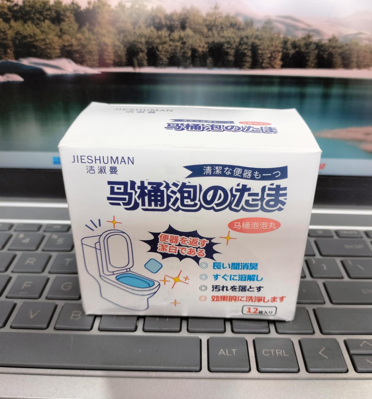 12 PCs toilet cleaning tablet