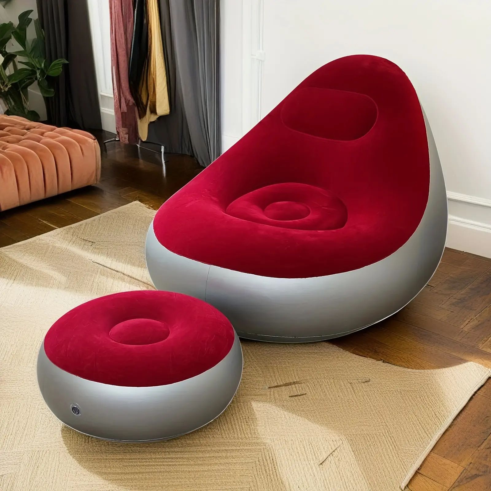 2in 1 Air Sofa with Manual Pump