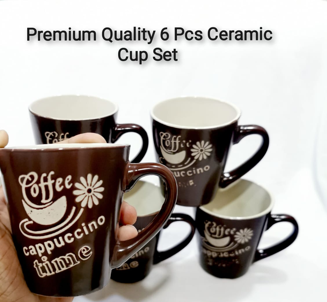 6 Pcs Ceramic Cup  €