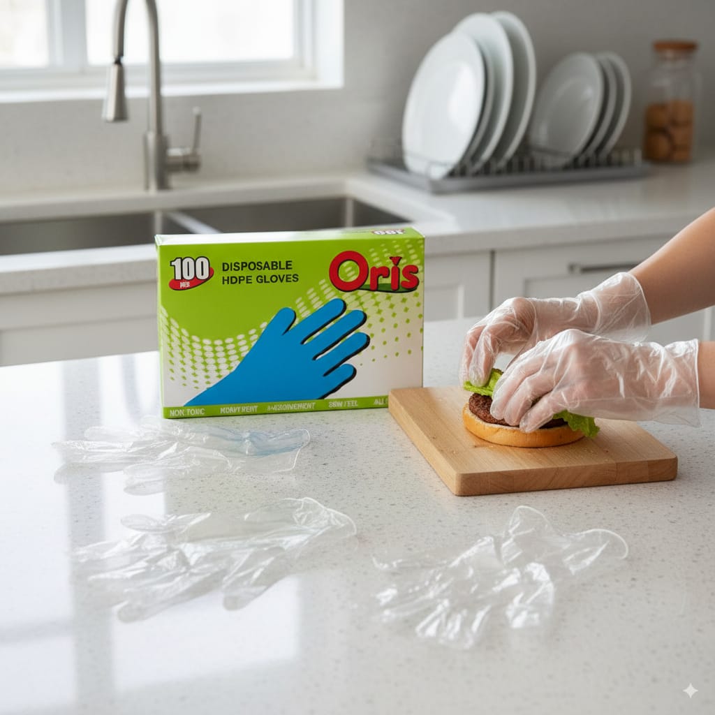 *Disposable Food Gloves* *100 pcs Box*