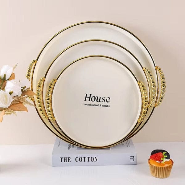 3pcs fruit tray round