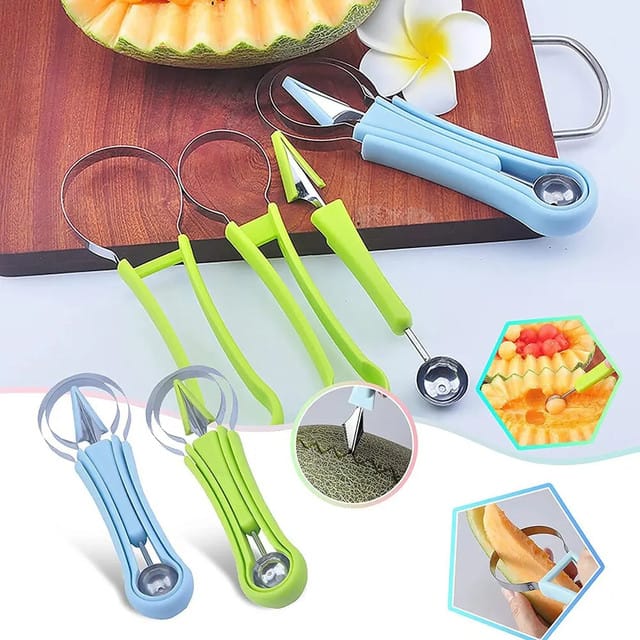 4 in 1 stainless steel fruit scoop