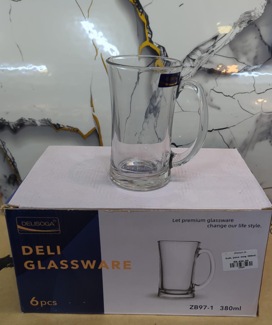 1peice Deli glass mug