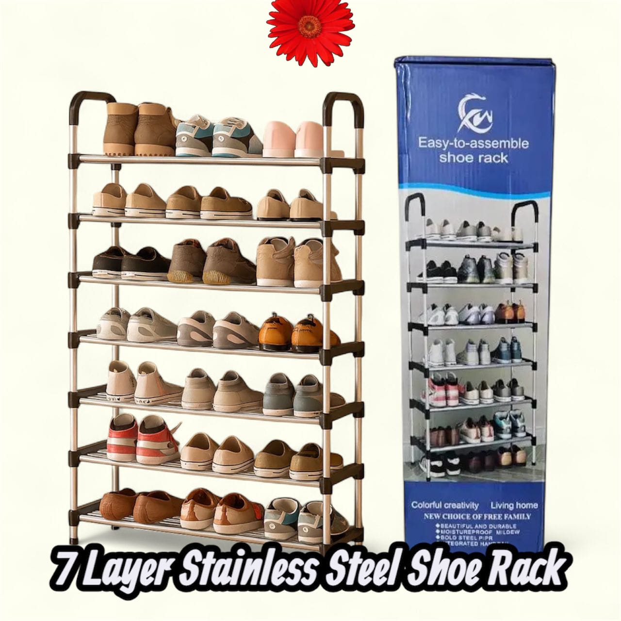 7 Layer Shoe Rack