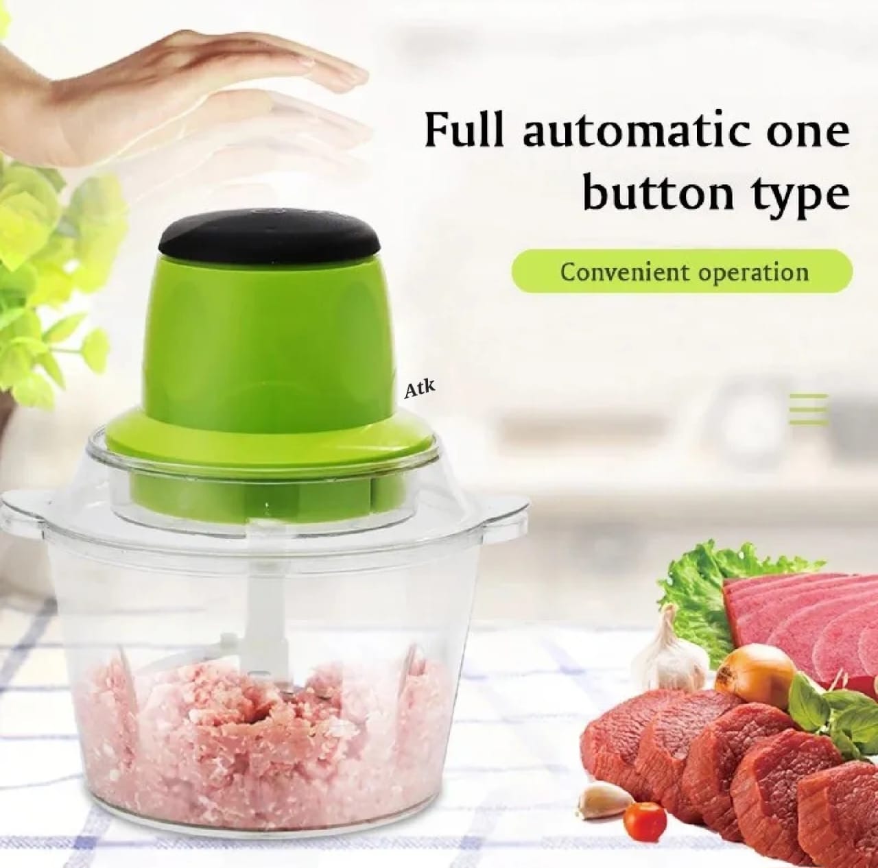 2 in 1 Multifunctional Meat & Vegetable Electric Chopper