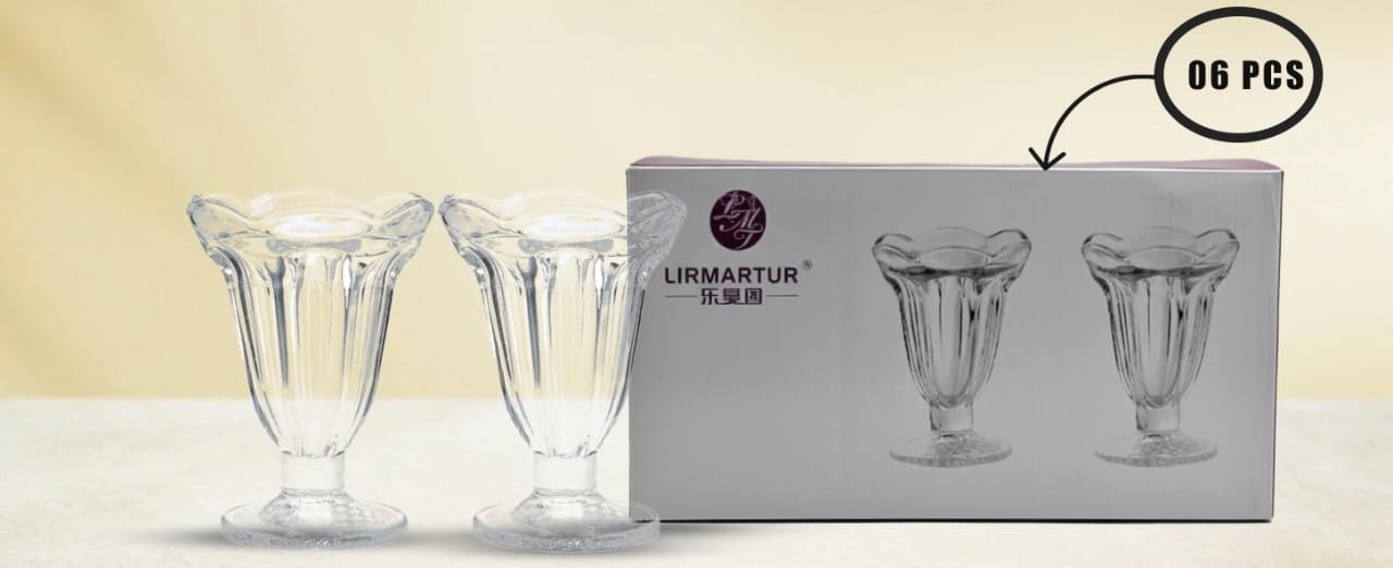 6pcs ice cream glass