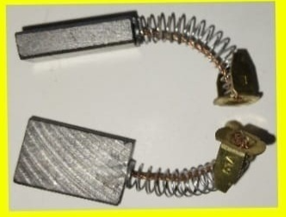 23/ 51A 'Quality Carbon Brush Taiwan' spring 12(L)x8(W)x5(H)mm| Carbon Brushes| Carpentry Tools & Equipment